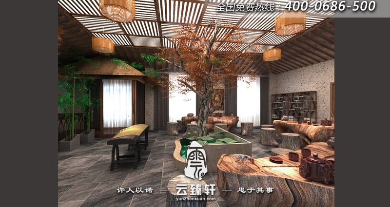 庭院型茶藝館設計