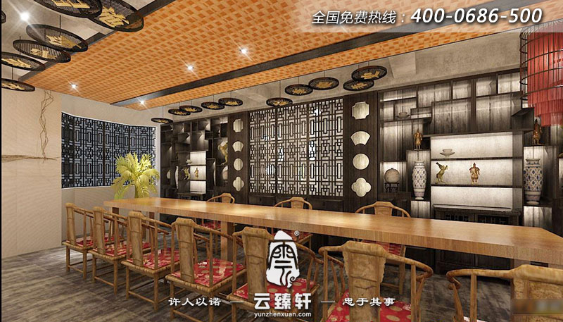 茶館設(shè)計裝修效果圖